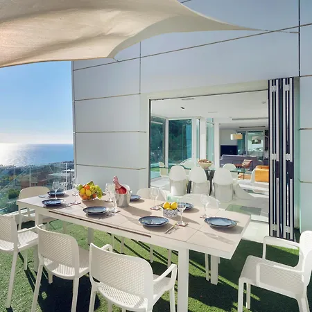 In With Pool, Jacuzzi, Bbq, View, Ac, 12pax * Sitges